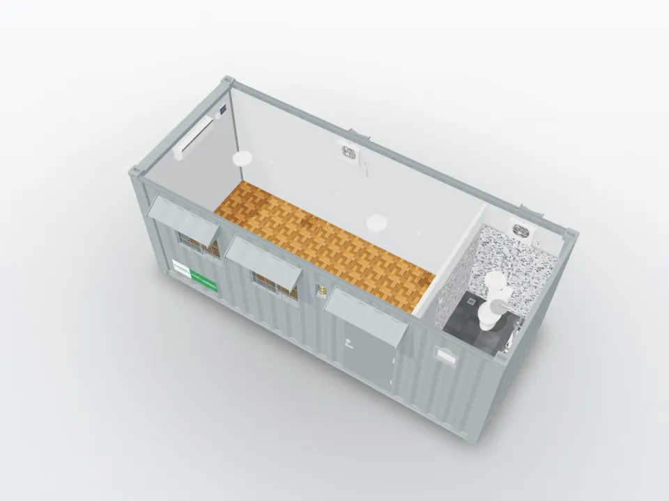 20ft Executive Office Container + Toilet — photo 3