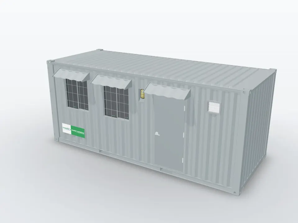 20ft Executive Office Container + Toilet — photo 2