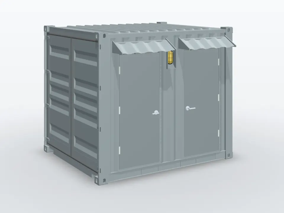 10ft 2-Cubicle Toilet Container — photo 2
